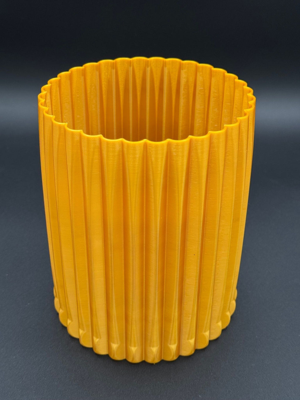 4" semi-hydro self-watering kit with 3D-printed PETG Column cover planter – Gold
