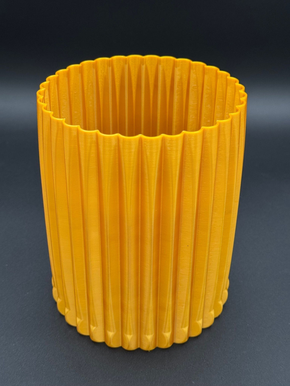 4" semi-hydro self-watering kit with 3D-printed PETG Column cover planter – Gold