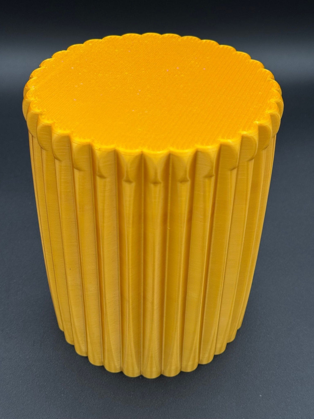 4" semi-hydro self-watering kit with 3D-printed PETG Column cover planter – Gold