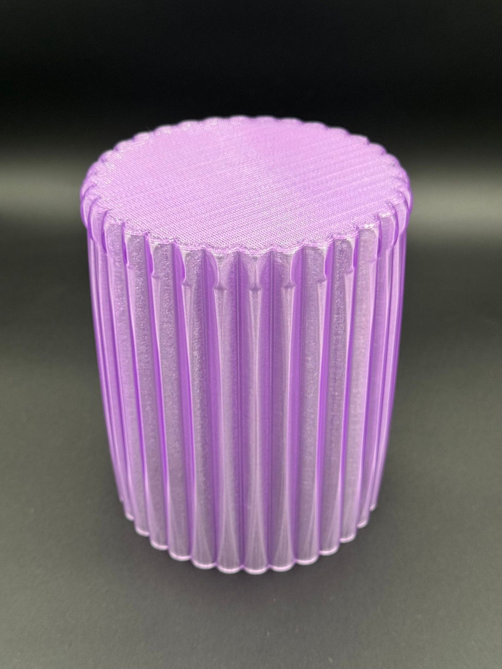 4" semi-hydro self-watering kit with 3D-printed PETG Column cover planter – Amethyst