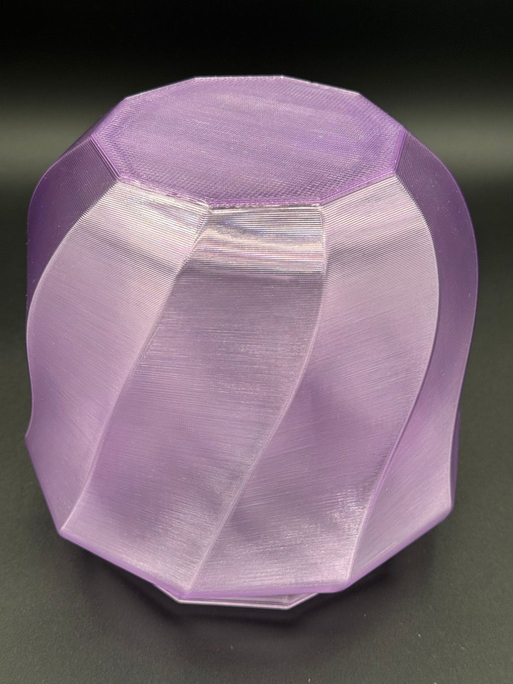 4" semi-hydro self-watering kit with 3D-printed PETG Grand Deco cover planter – Amethyst