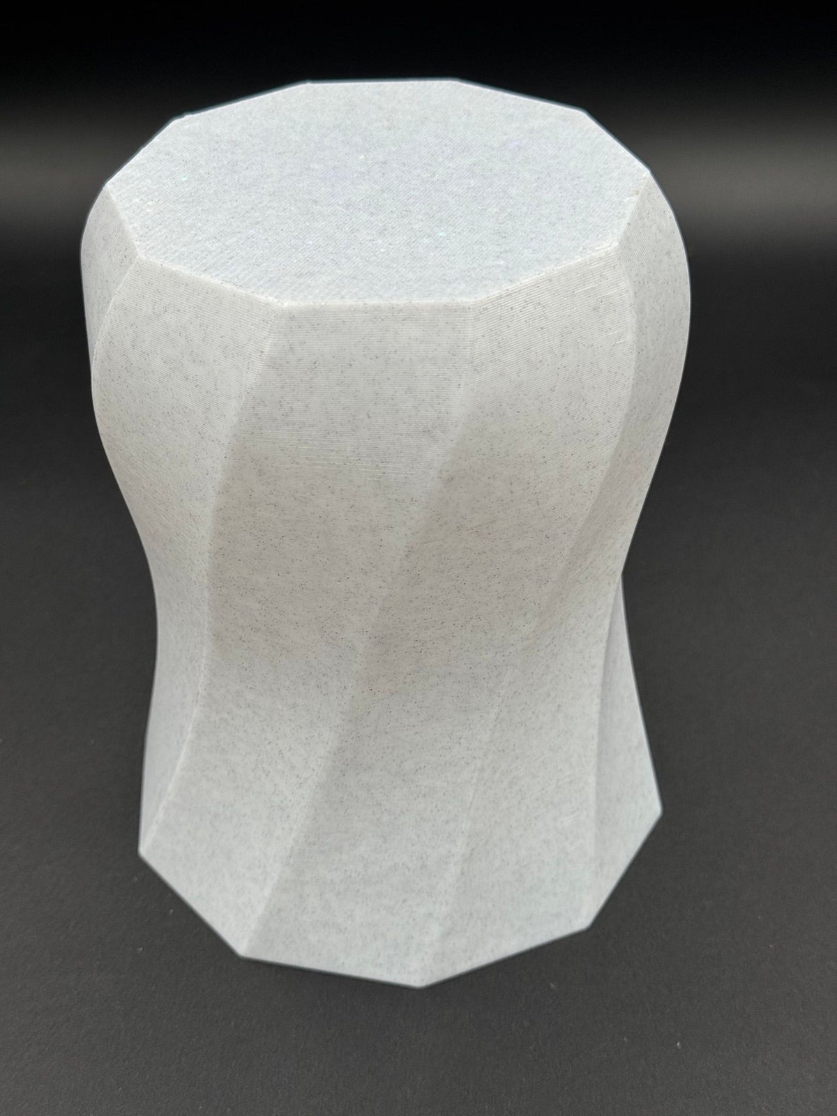 4" semi-hydro self-watering kit with 3D-printed PETG Smooth Twist cover planter – Marble