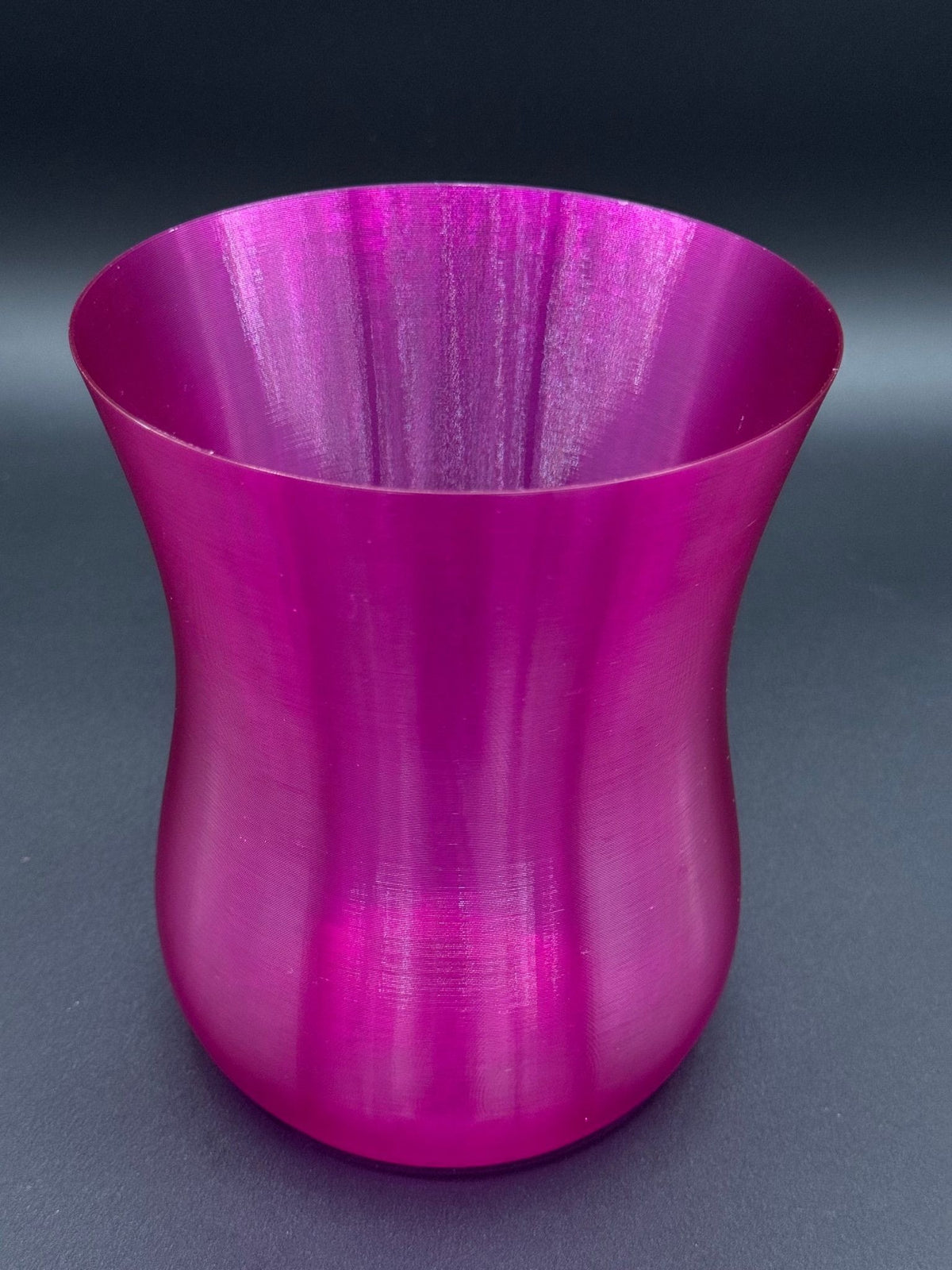 4" semi-hydro self-watering kit with 3D-printed PETG Smooth cover planter – Fuchsia