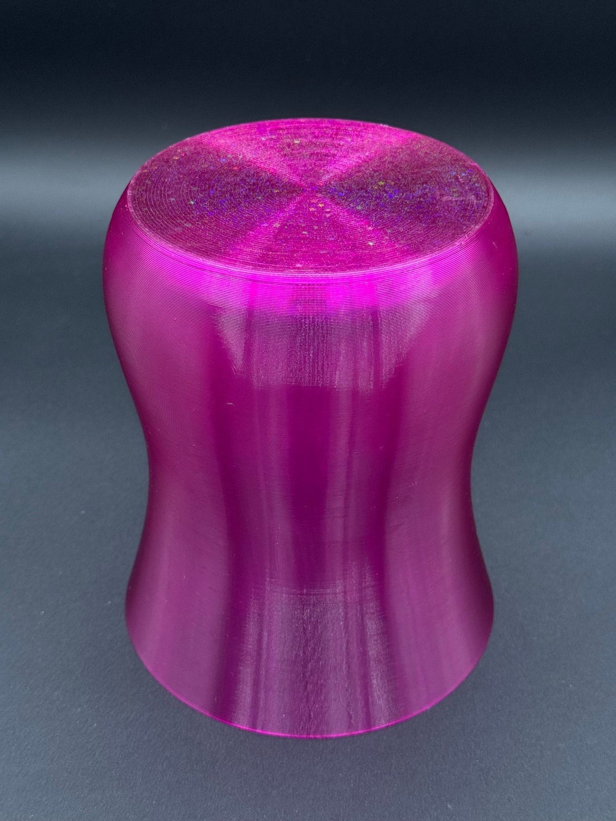 4" semi-hydro self-watering kit with 3D-printed PETG Smooth cover planter – Fuchsia