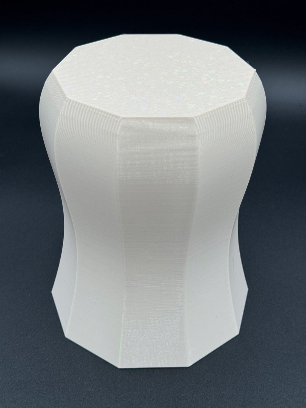 4" semi-hydro self-watering kit with 3D-printed PETG Decagon cover planter – Vanilla Cream
