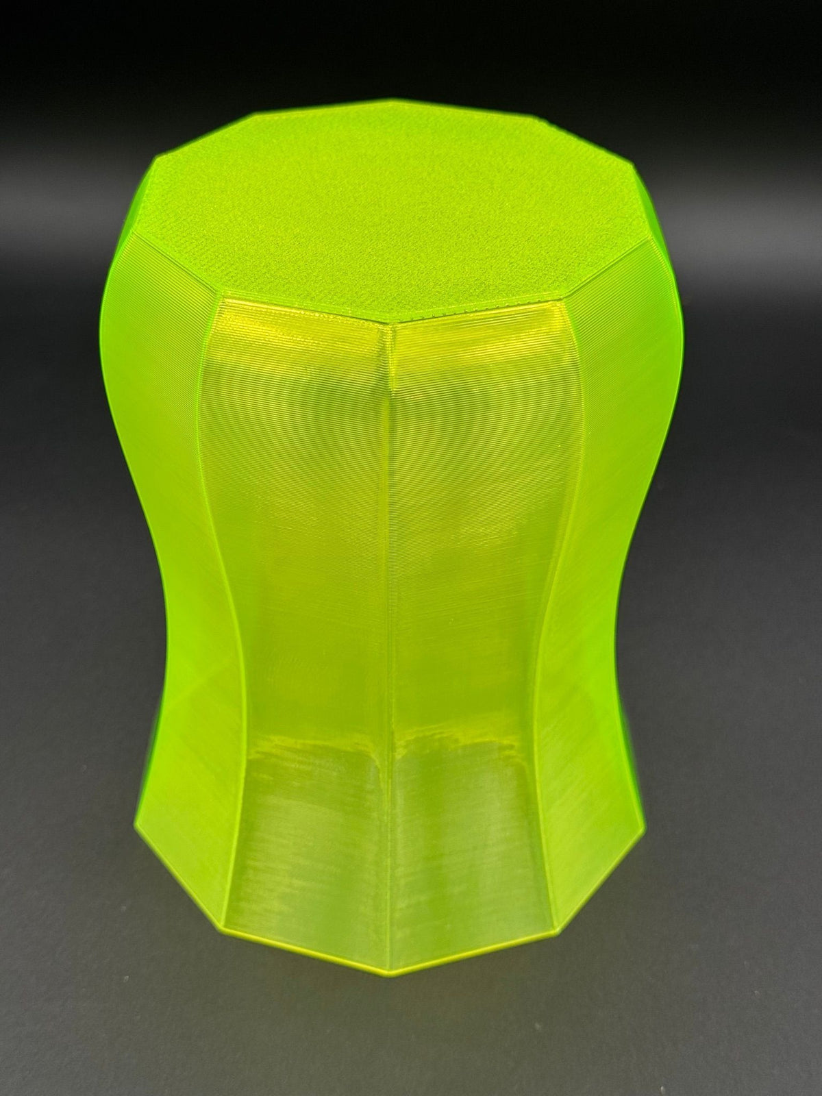 4" semi-hydro self-watering kit with 3D-printed PETG Decagon cover planter – Neon