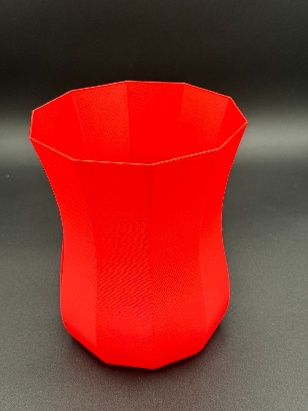 4" semi-hydro self-watering kit with 3D-printed PETG Decagon cover planter – Red