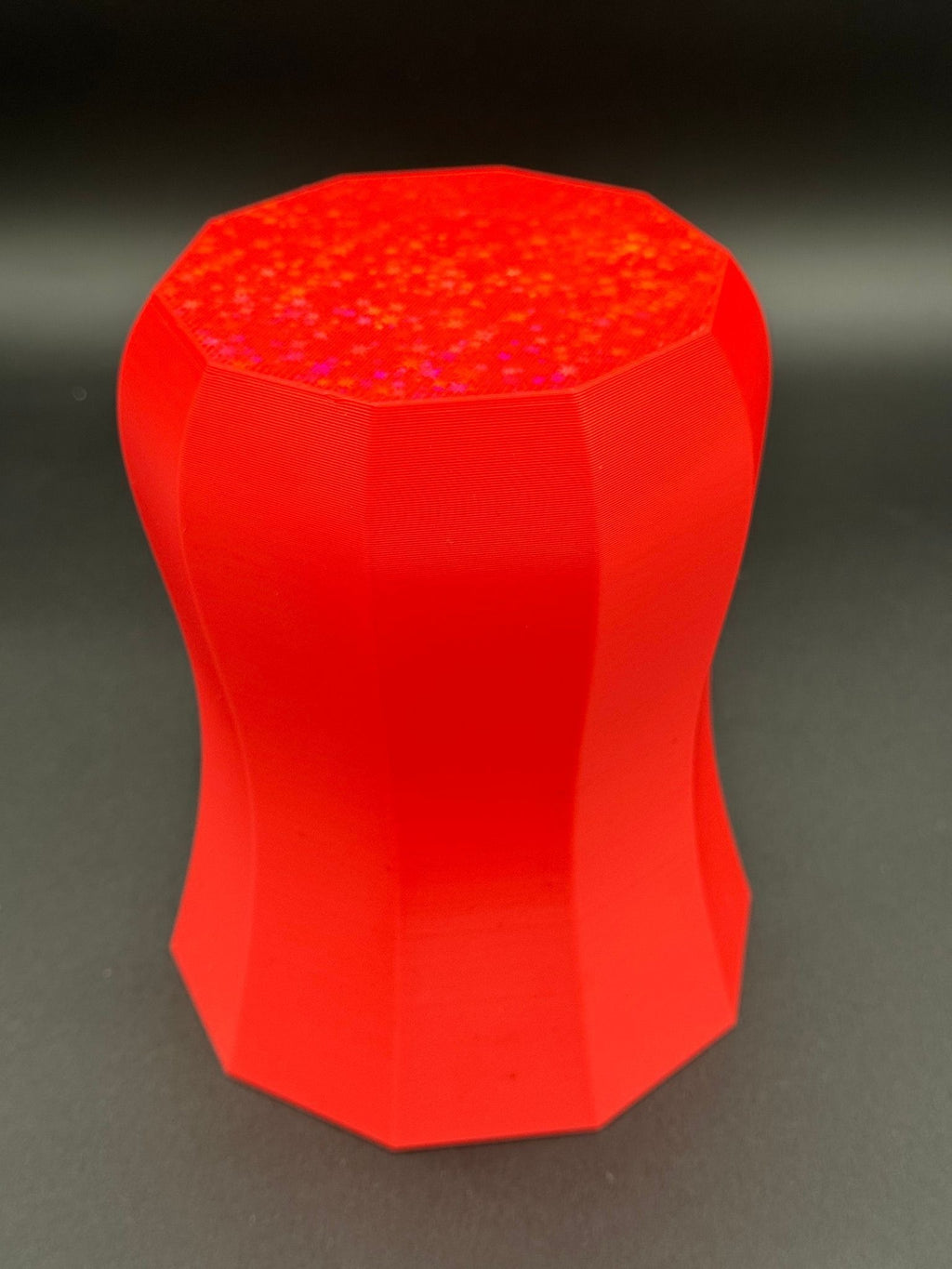 4" semi-hydro self-watering kit with 3D-printed PETG Decagon cover planter – Red