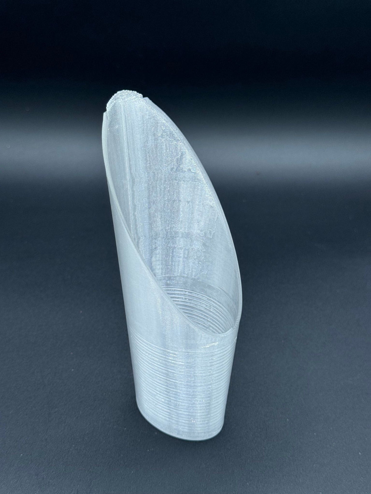 3D-printed PETG soil and media scoop – Crystal