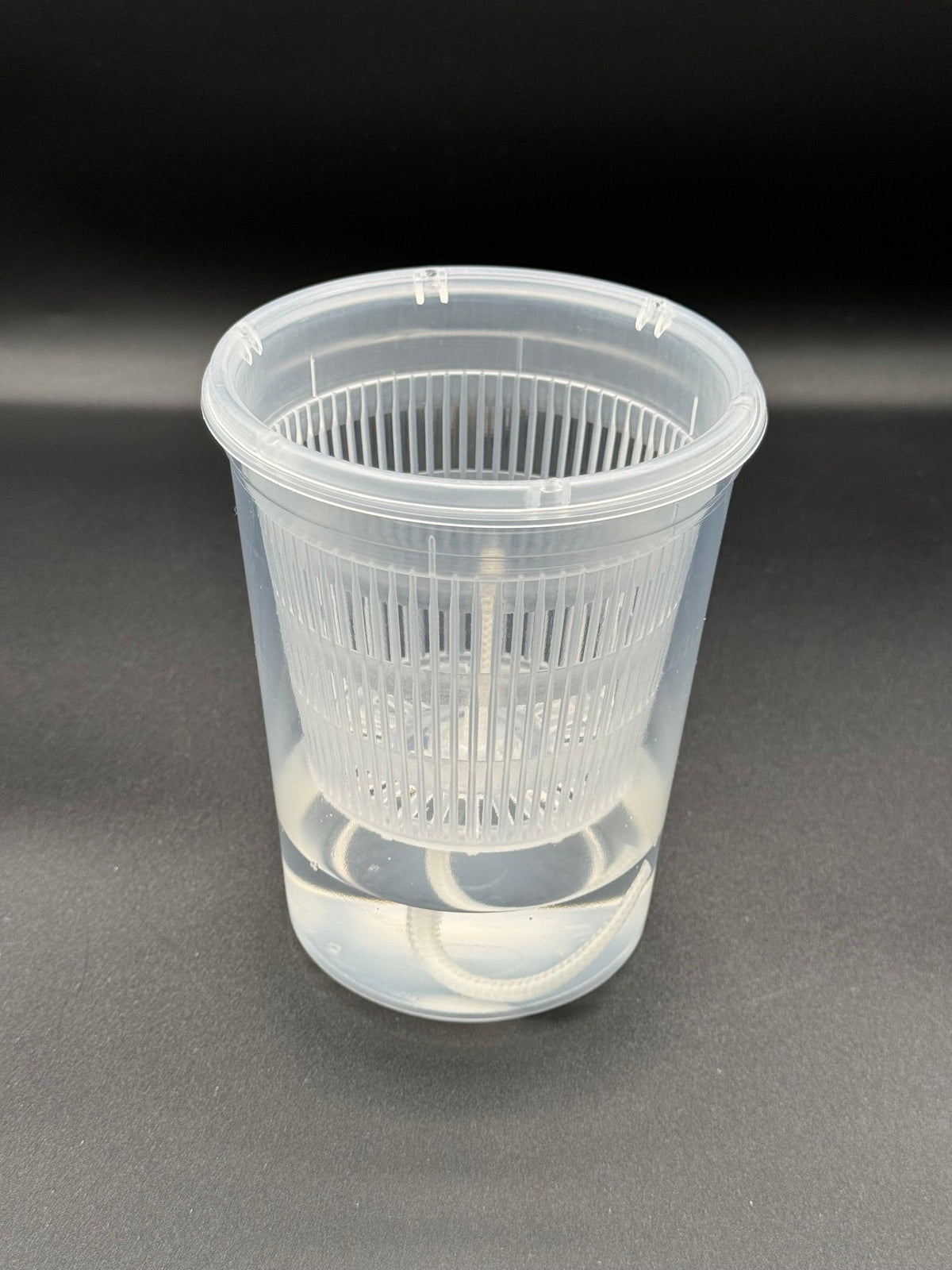 Self-watering pot for semi-hydro and passive hydro – 4" Single