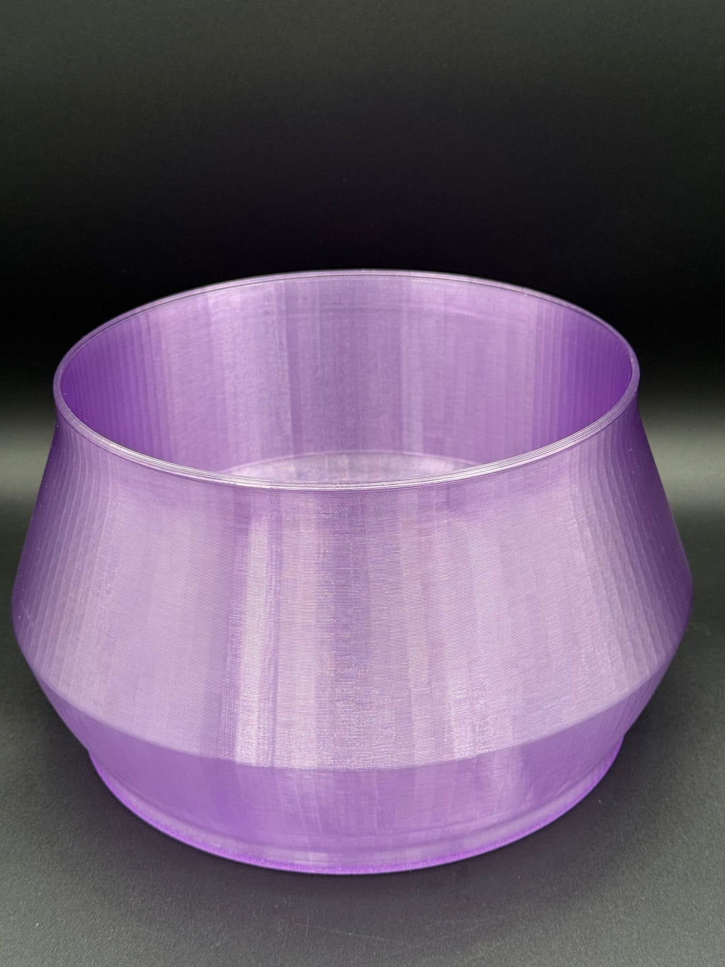 8" fully 3D-printed PETG two-part self-watering pot